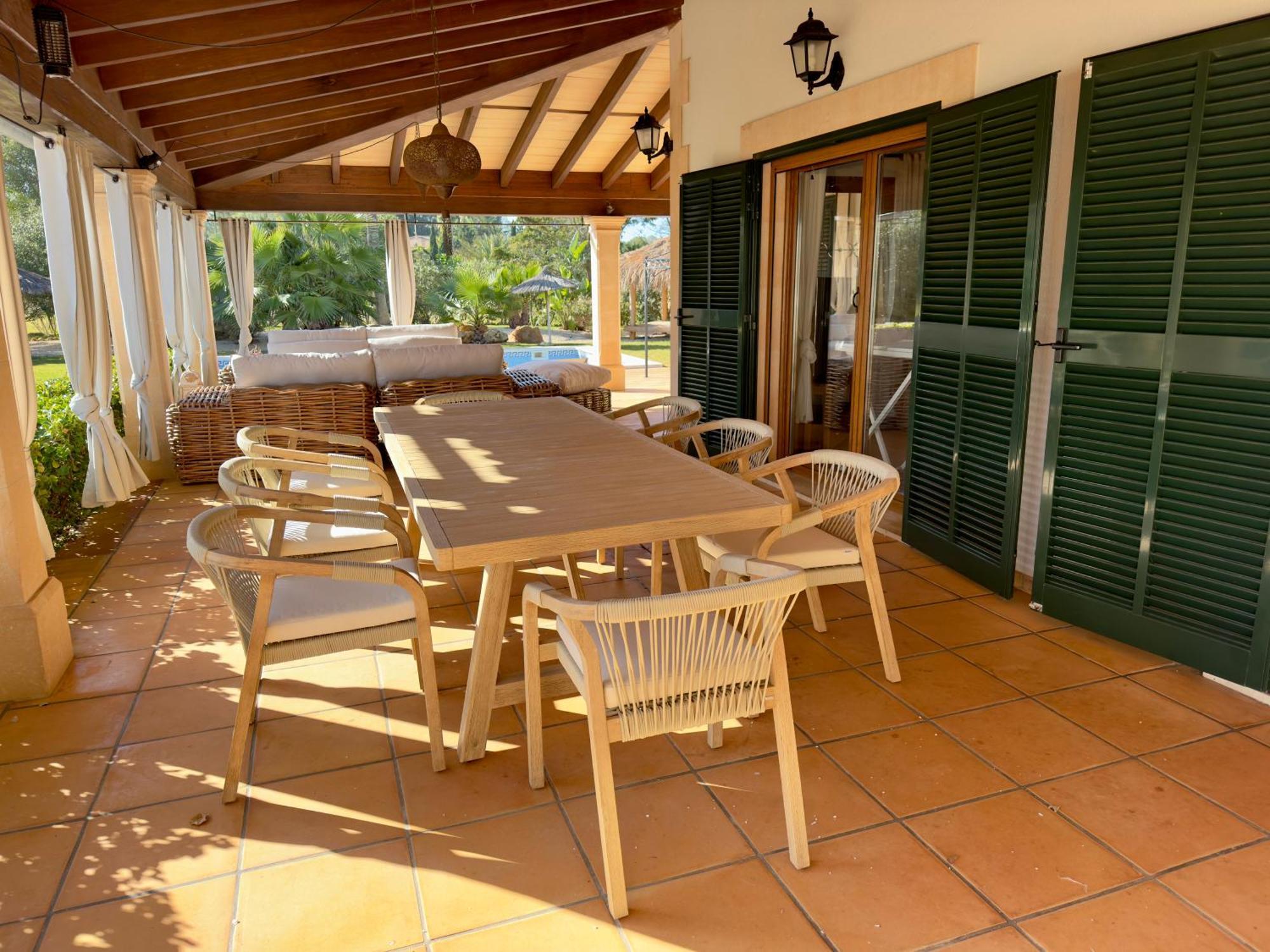 Traumhafte Finca Am Es Trenc Ses Covetes Exterior foto