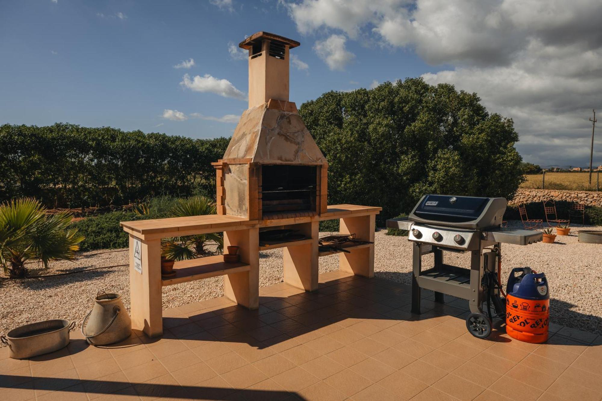 Traumhafte Finca Am Es Trenc Ses Covetes Exterior foto